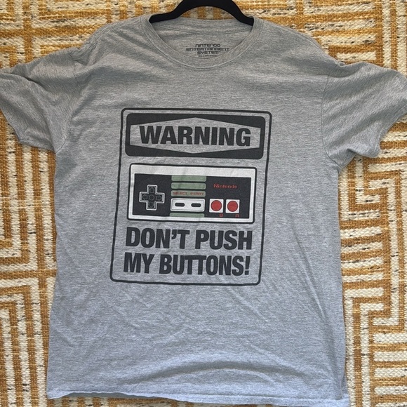 Nintendo Other - NINTENDO “Don’t Push My Buttons” Tee Shirt